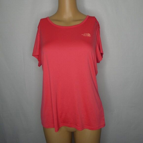 The North Face Vapor Wick Crew Neck T Shirt Pink L - Picture 1 of 7